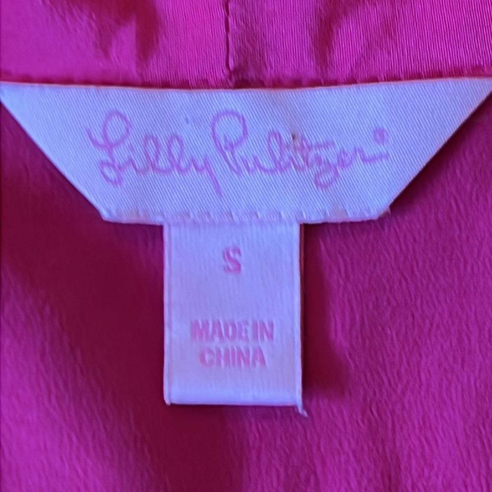 Lilly Pulitzer Silk Raleigh Bow Tie Blouse - Picture 9 of 14